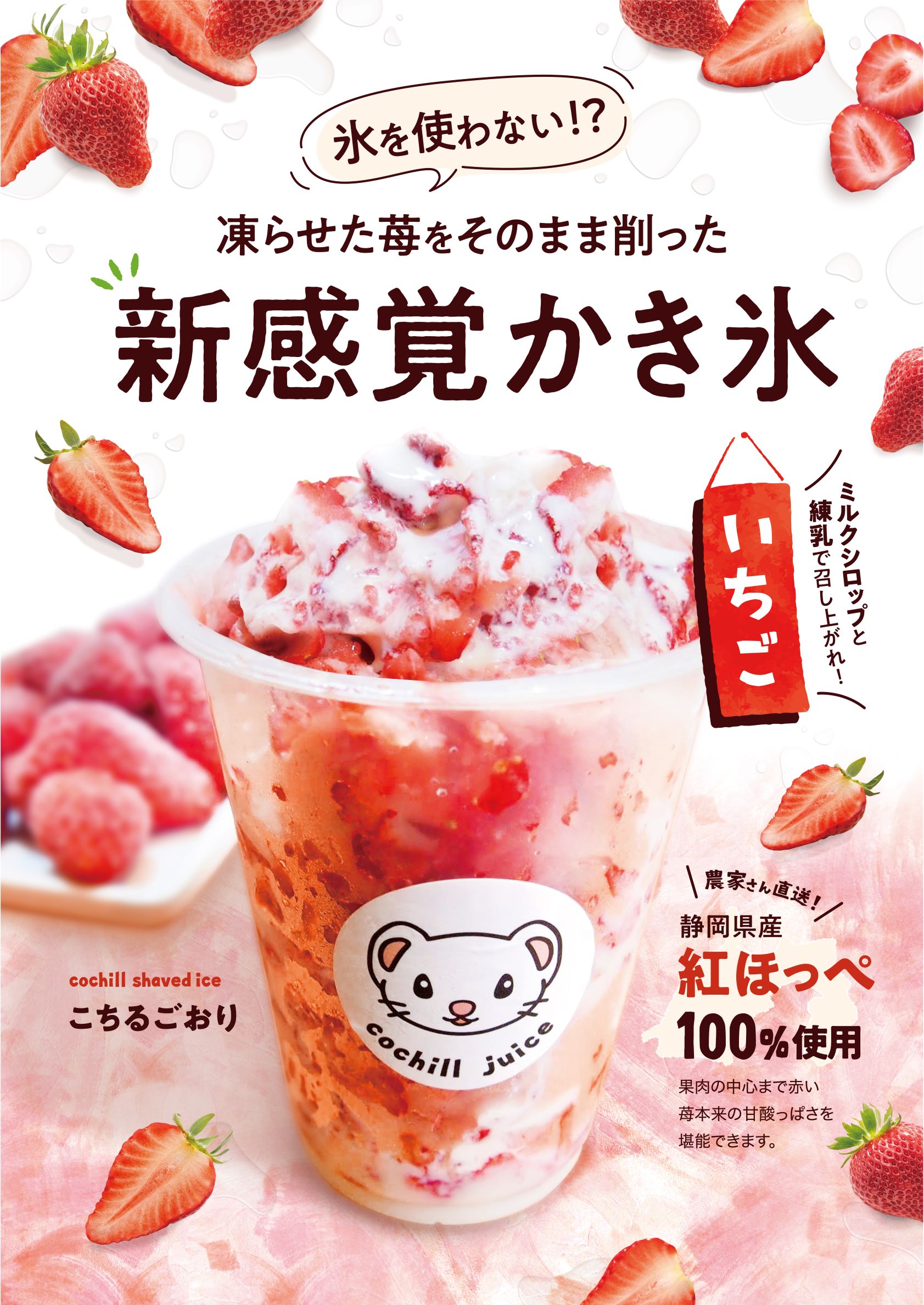 氷を使わないかき氷！？ フルーツジュース専門店が作る、新感覚かき氷「こちるごおり」が登場！ | NEWSCAST