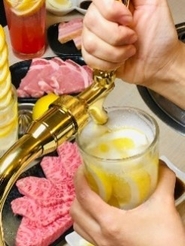 自分で注げるレモンサワー