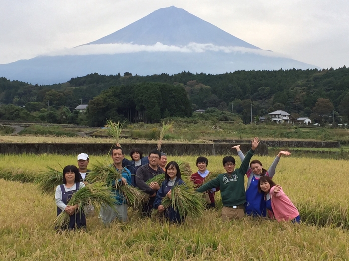 富士山と田んぼ