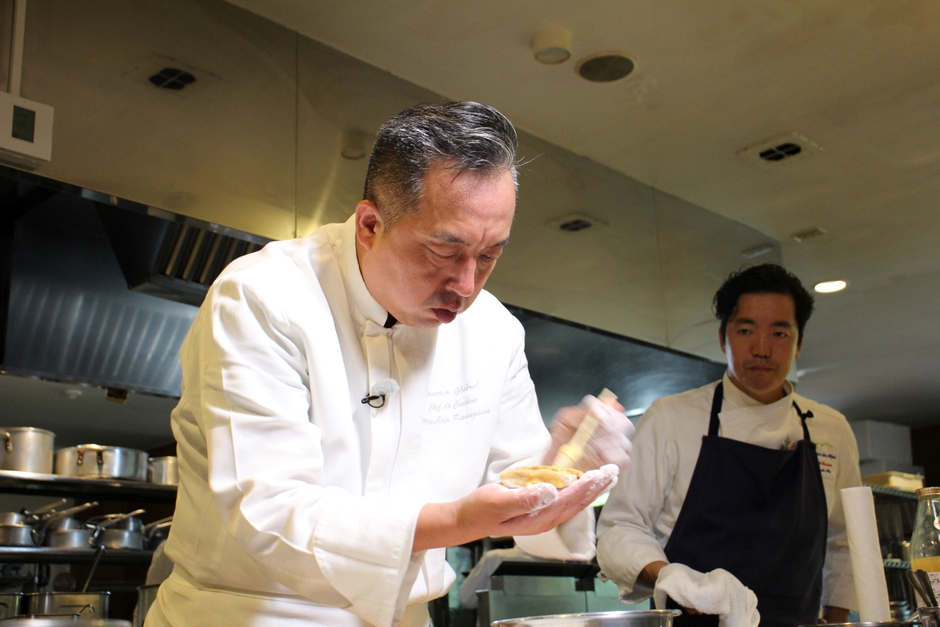 食材は信州を代表するシェフが調理