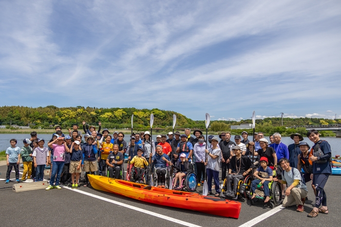 パラカヌー体験会当日の様子