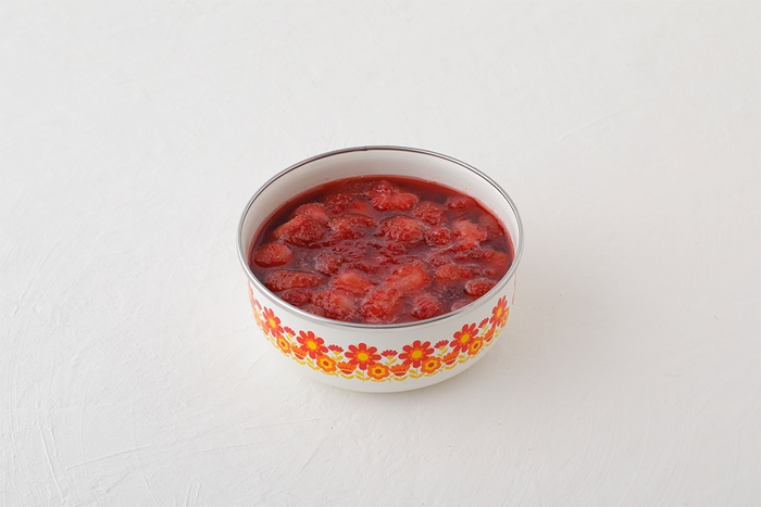 富士ホーロー Memories 14cm (サンフラワー柄)丸型容器