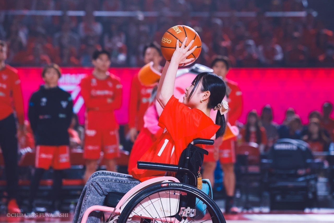 小雪さんによるフリースロー