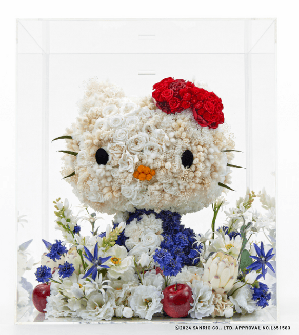 プリザーブドフラワー『HELLO KITTY 50th Anniversary』