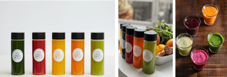 スロージュース 全5種類　各750円～1000円(税抜)