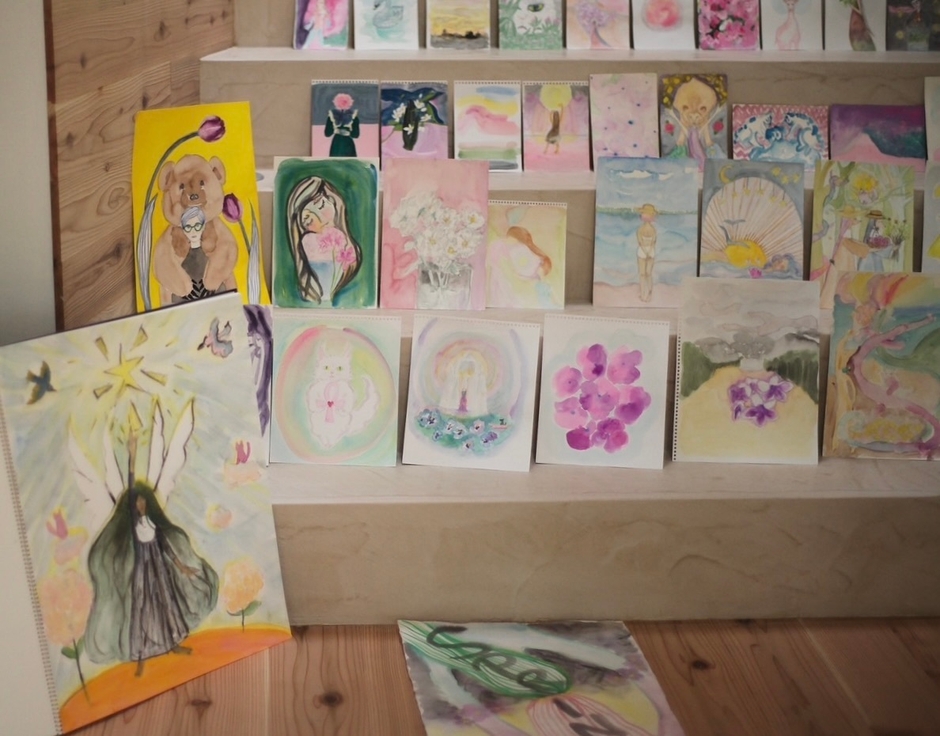 早坂アトリエにて