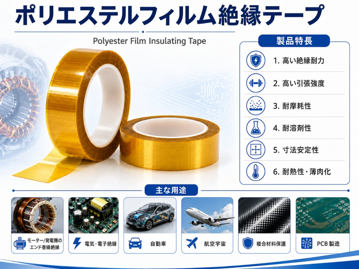 ポリエステルフィルム絶縁テープの世界市場：産業チェーン、構造分析、ビジネスモデルの展望（2026-2032）