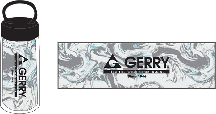 先着1万名様プレゼント ノベルティ (ボトル付きクールタオル)