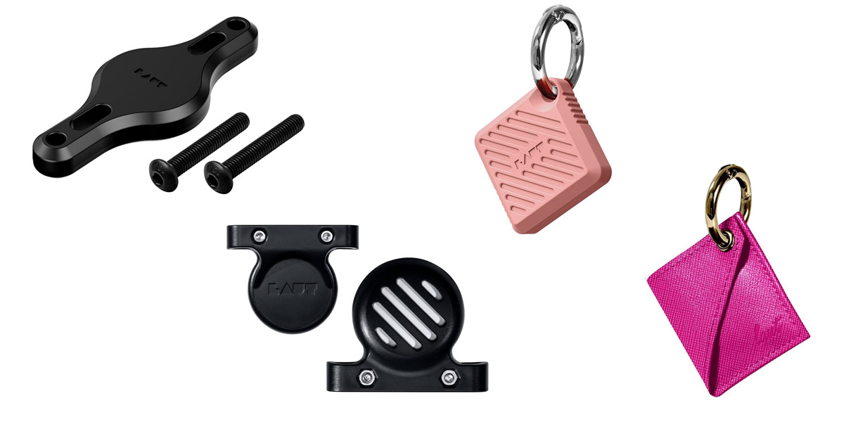 AirTagを自転車に装着できるマウンターや安全に保護するアクセサリ4種類全10商品を、2021年10月28日（木）より発売