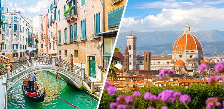 【旅工房イチオシ】ベネチア＆フィレンツェ＆ローマ7日間ツアー