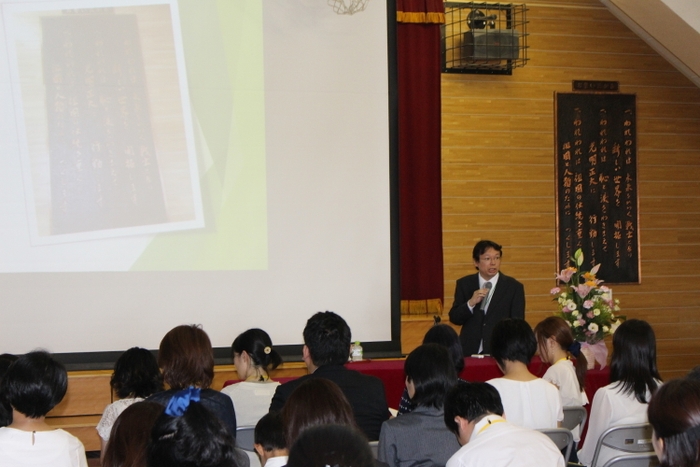 全体会 校長挨拶