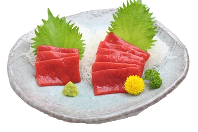 盛り付け例1(月のうさぎ マグロ好きも大絶賛こんにゃく)