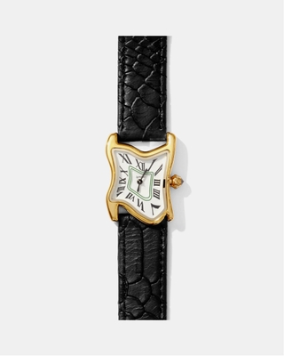 Small Gold White Black