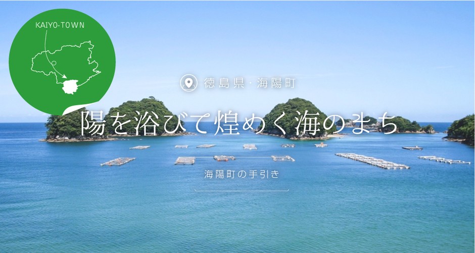 陽を浴びて煌めく海のまち 徳島県海陽町