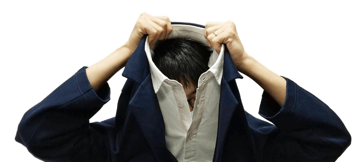 被って着られます