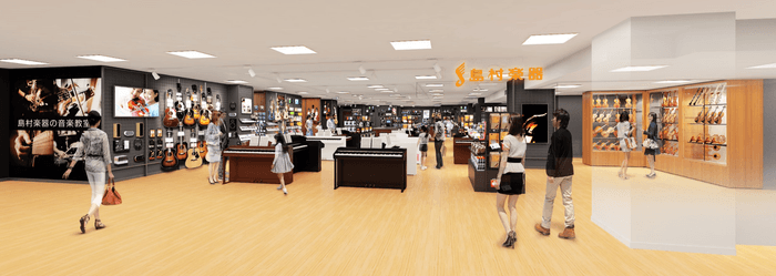 島村楽器 仙台ロフト店のイメージ(パース)