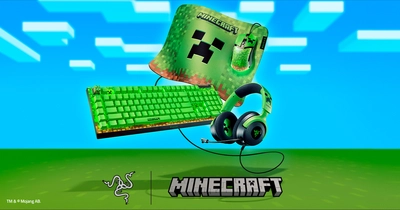 ＜Razer＞超人気ゲーム「Minecraft」とのコラボレーション 「Razer|Minecraft コレクション」の4製品を 5月27日(火)に予約開始