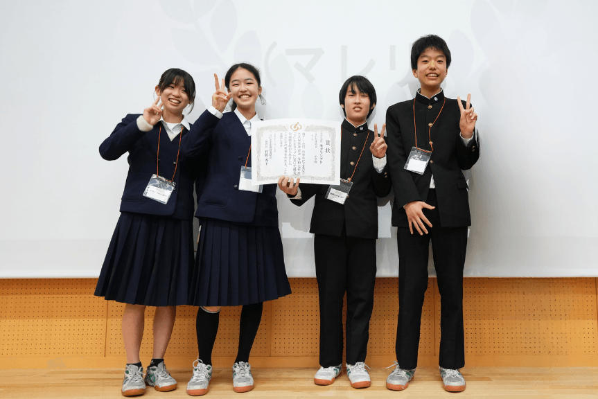 さいたま市立岸中学校 チーム名「トマト伝説」の皆さん