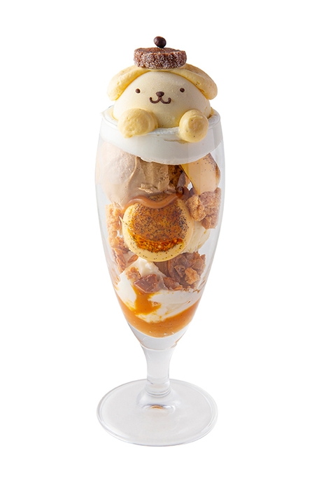 ポムポムプリンの特製パフェ