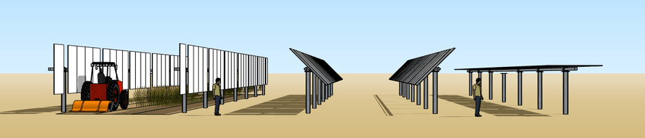 図1. 路地栽培環境を制御するFARBO