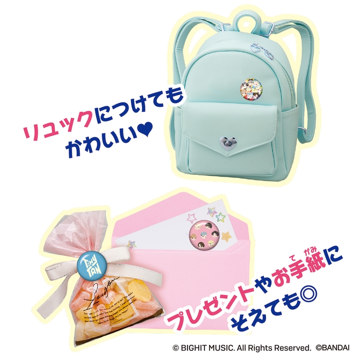 Canバッチgood! TinyTANセット 使用例