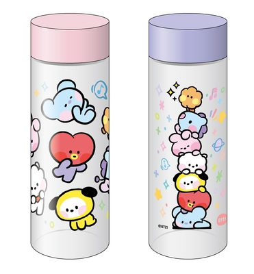 BT21 minini温冷クリアボトル(ピンク)/(パープル)