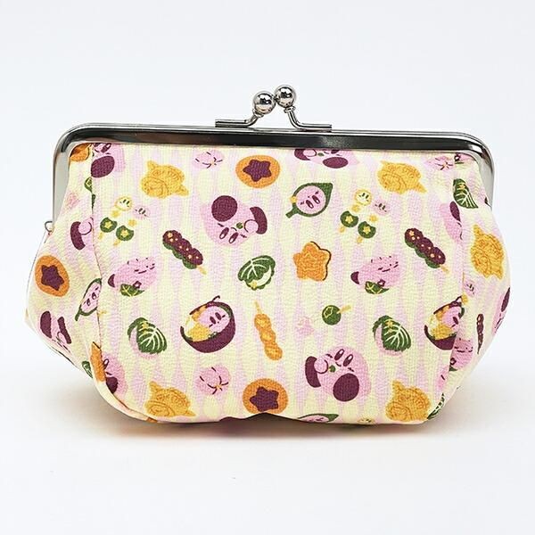 星のカービィ×和のアイテム。ちりめん生地に和柄のカービィがはんなりかわいいシリーズアイテムです。