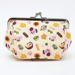 星のカービィ×和のアイテム。ちりめん生地に和柄のカービィがはんなりかわいいシリーズアイテムです。