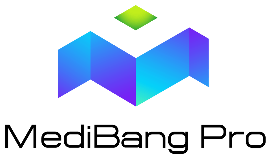 MediBang Pro 縦ロゴ(黒)