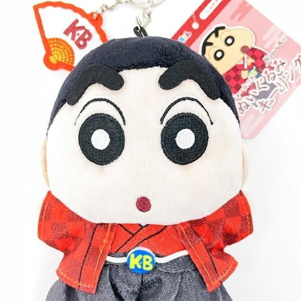 クレヨンしんちゃんの個性的なぬいぐるみキーリング
