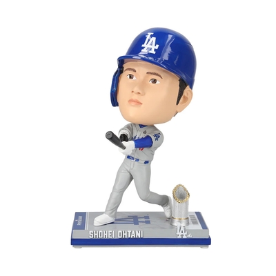 大谷翔平 2024 World Series Champion Player トロフィー & チケット台座付 世界限定ボブルヘッド