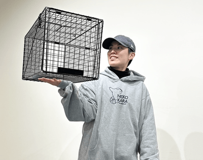 軽量で使いやすい捕獲器トラスケ