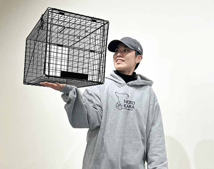 軽量で使いやすい捕獲器トラスケ