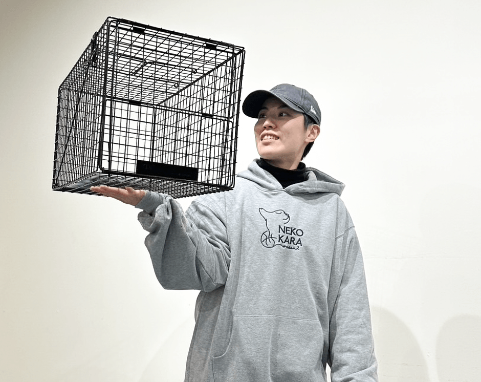 軽量で使いやすい捕獲器トラスケ