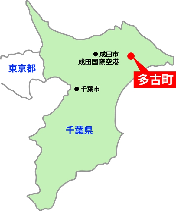 多古町地図