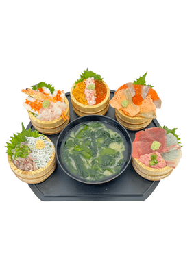 欲張りミニ丼スターズ☆5