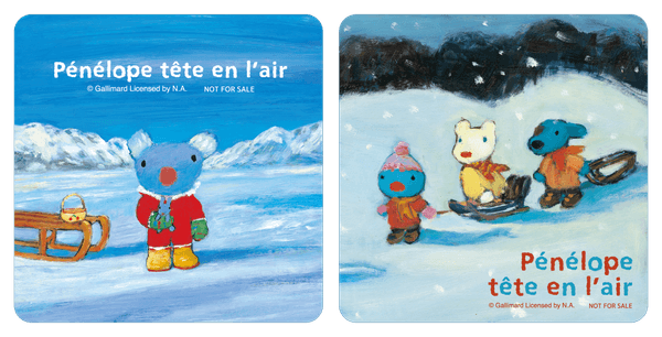 ※ペネロペ コラボメニューをご注文いただいたお客さまにはランダムでペネロペ コースターが1枚ついてきます