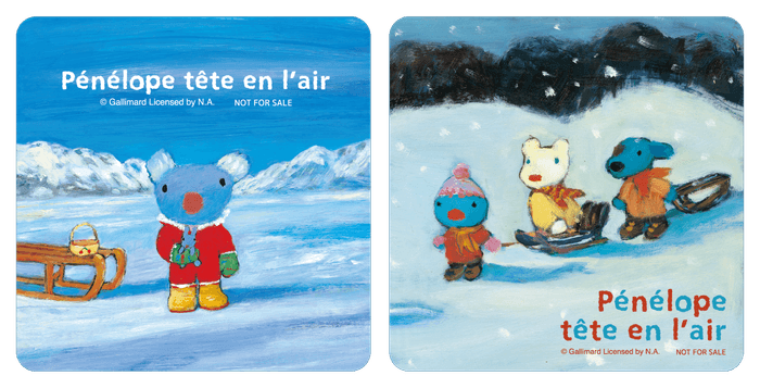 ※ペネロペ コラボメニューをご注文いただいたお客さまにはランダムでペネロペ コースターが1枚ついてきます