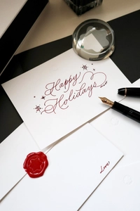 モンブランがこの冬、カリグラフィーのオンラインレッスンを開催 　カリグラファー島野真希さんと学ぶ、心温まる手書きの楽しみ