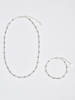 LAMBDA　NEW COLLECTION　Liquid　　SVバブルネックレス