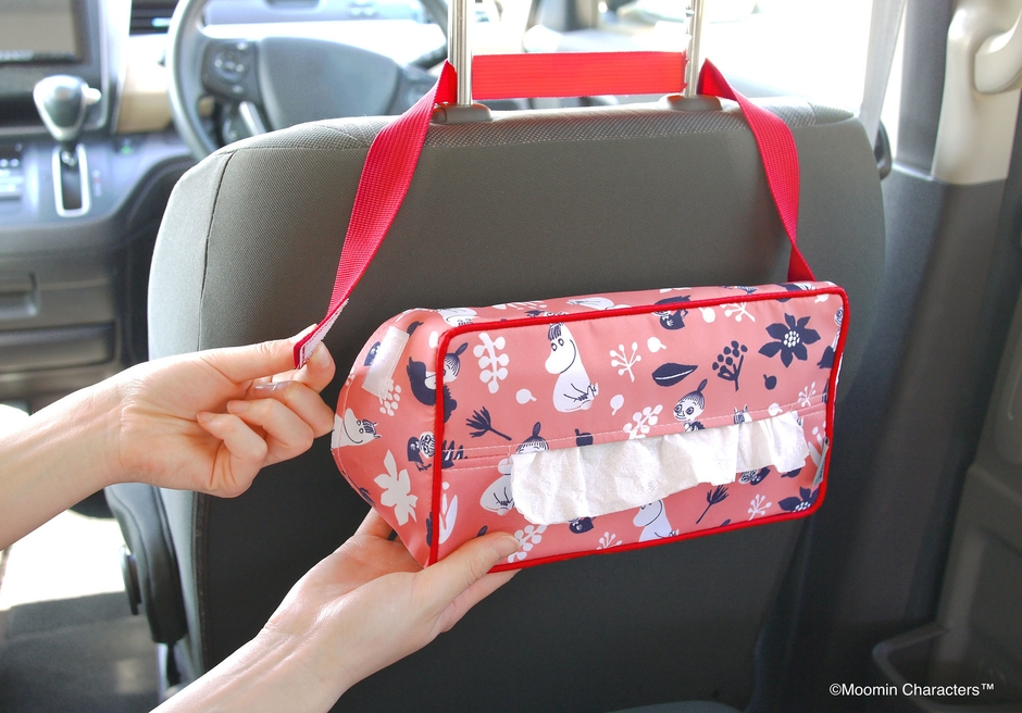 「ムーミン」ティッシュケース使用イメージ