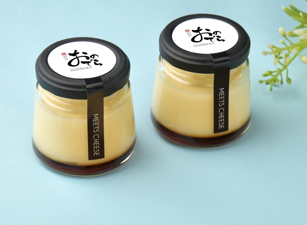 レアチーズプリン コラボラベル