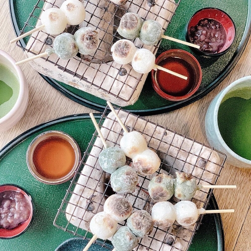 eXcafe一番人気の「ほくほく、お団子セット」