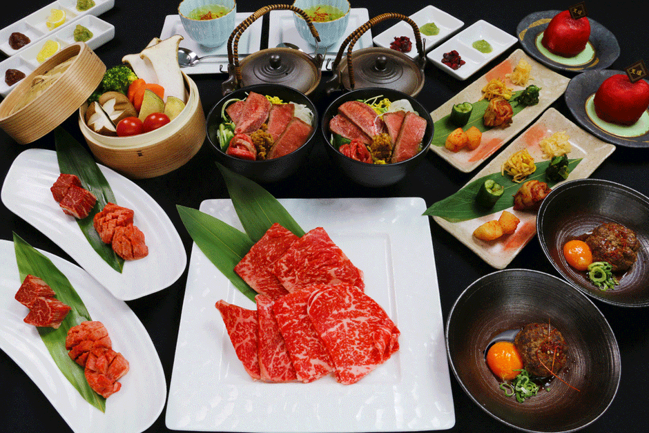 銀座店10周年記念コース「銀朱」