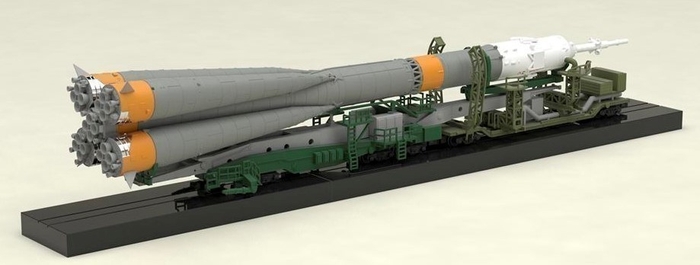 ソユーズロケット+搬送列車 画像010