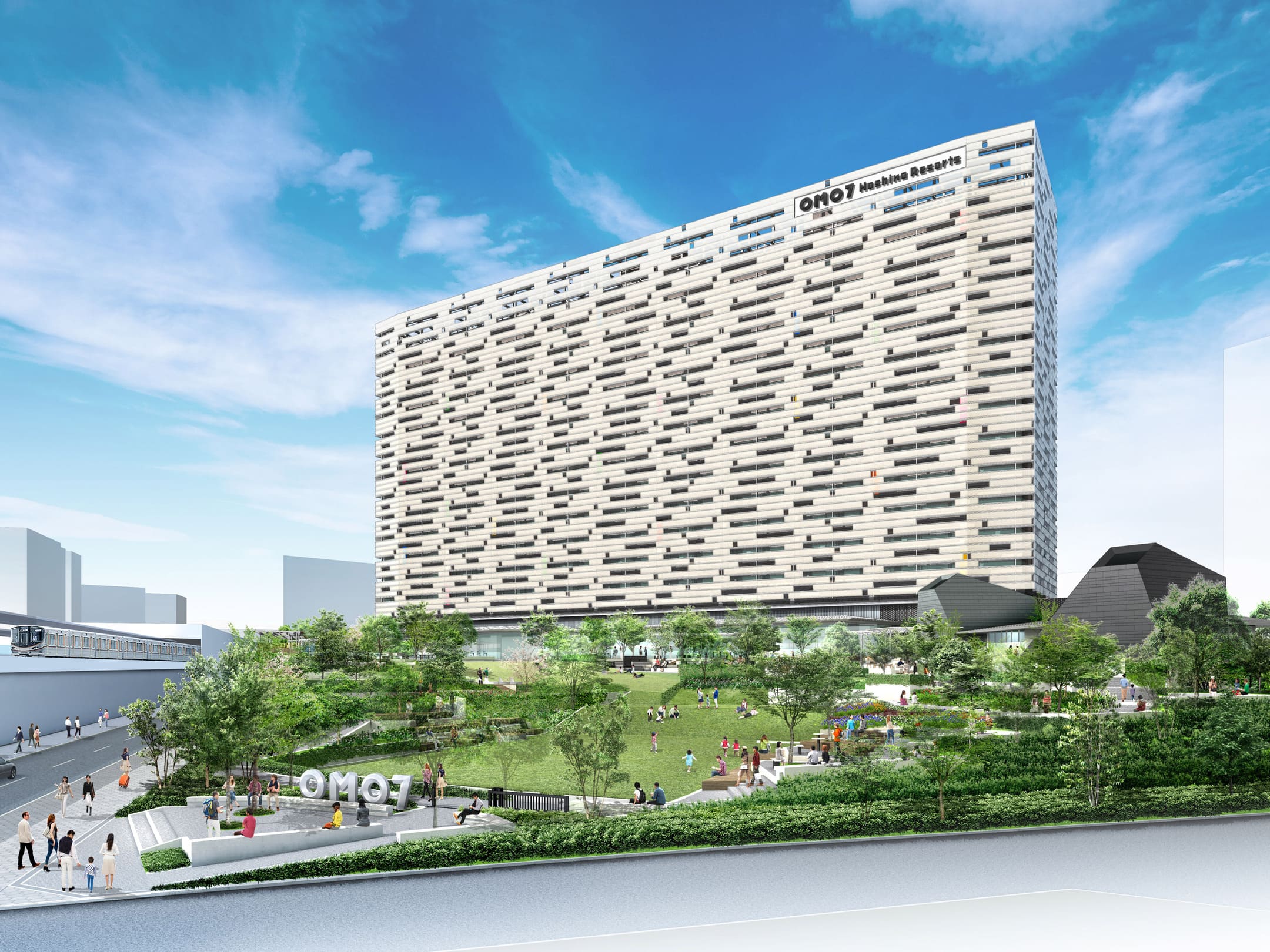 OMO7大阪】国内初となる建築設計で外装に膜を張るほか、 環境に配慮