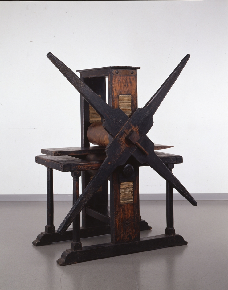 版画印刷機_東京藝術大学蔵