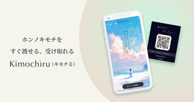 サービス業の手取り増をリアル投げ銭でサポート！ 忘年会など、誰でもどこでもすぐ渡せる カード型リアル投げ銭「Kimochiru(キモチる)」サービス開始