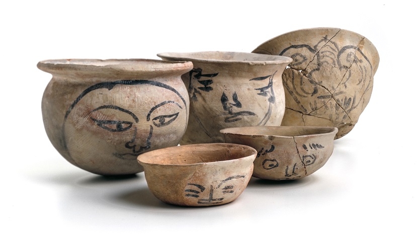 新たに公開した画像の一例 平城宮・京出土人面土器