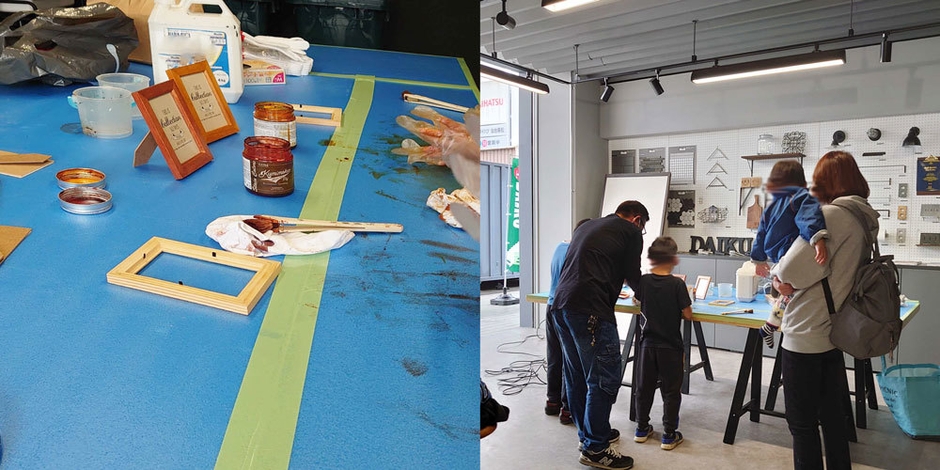 前回の塗装ワークショップ